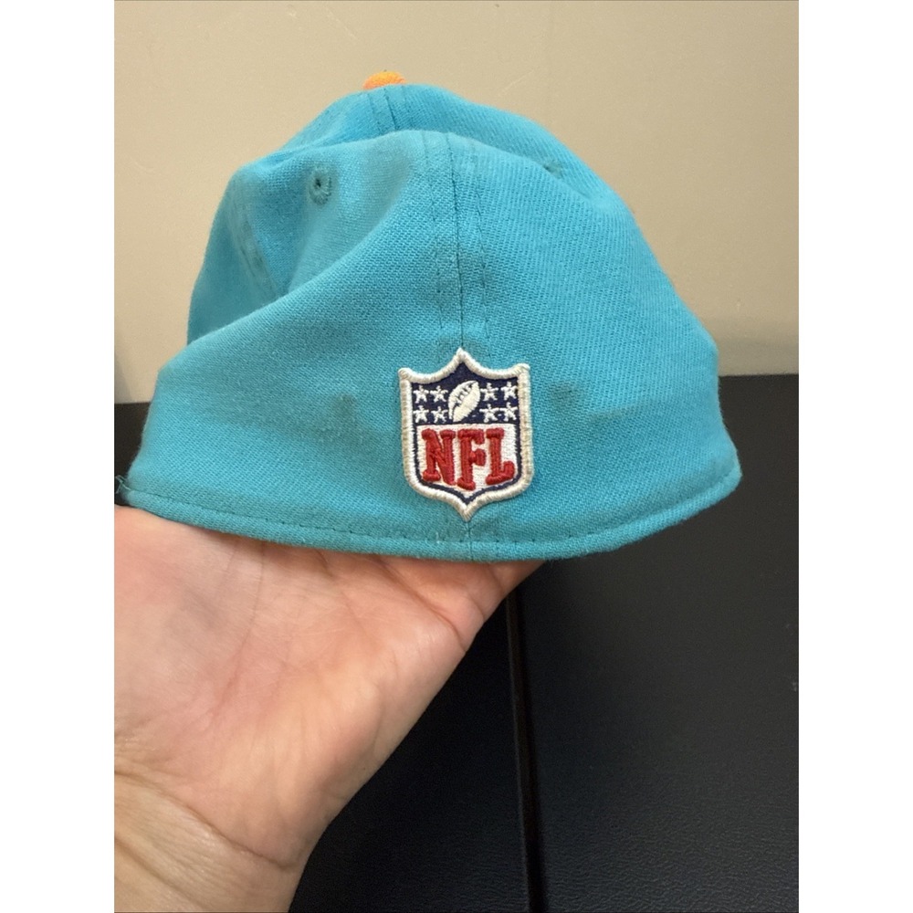 New Era NFL MIAMI DOLPHINS 39Thirty Med/Large Stretch Fitted Cap Hat. - Picture 3 of 5